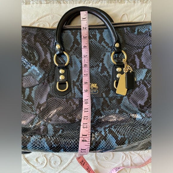 Coach RARE Vintage Exotic Python Satchel Limited Edition - Picture 16 of 17